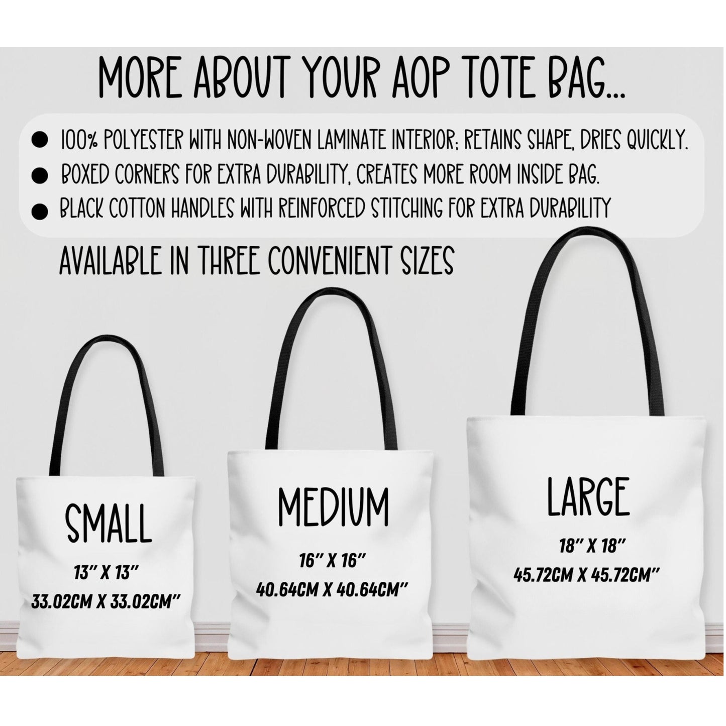 Floral Christian Tote Bag – “It Is Well With My Soul” | Inspirational Faith Gift for Women | Bible Verse Church Bag